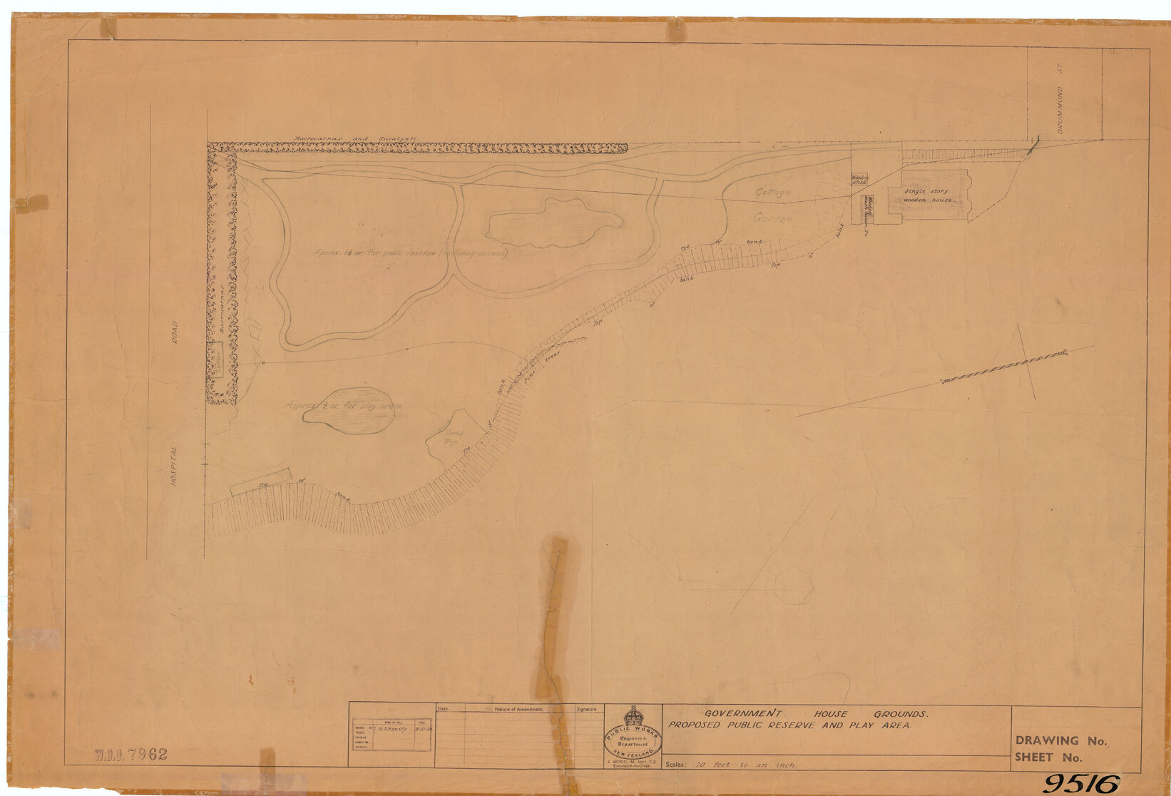Government House grounds - proposed public reserve and play area