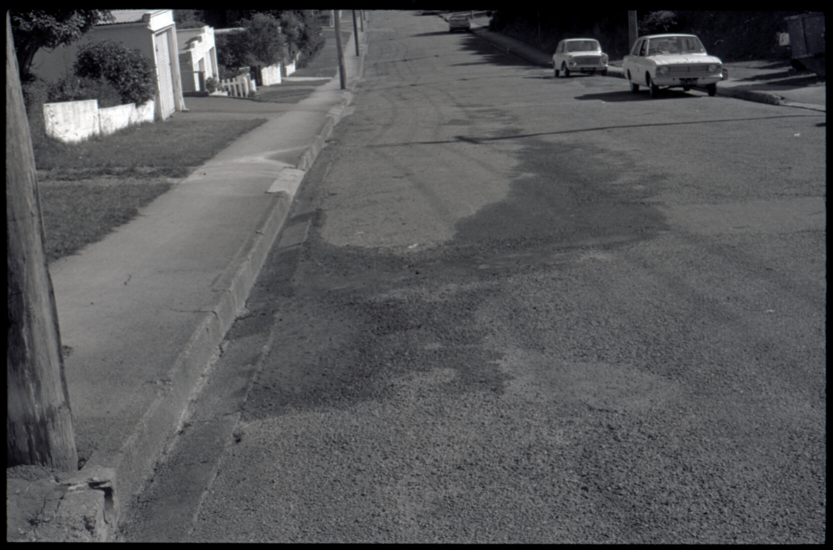 23 Richmond Avenue: broken sewer drain, general state of kerb etc
