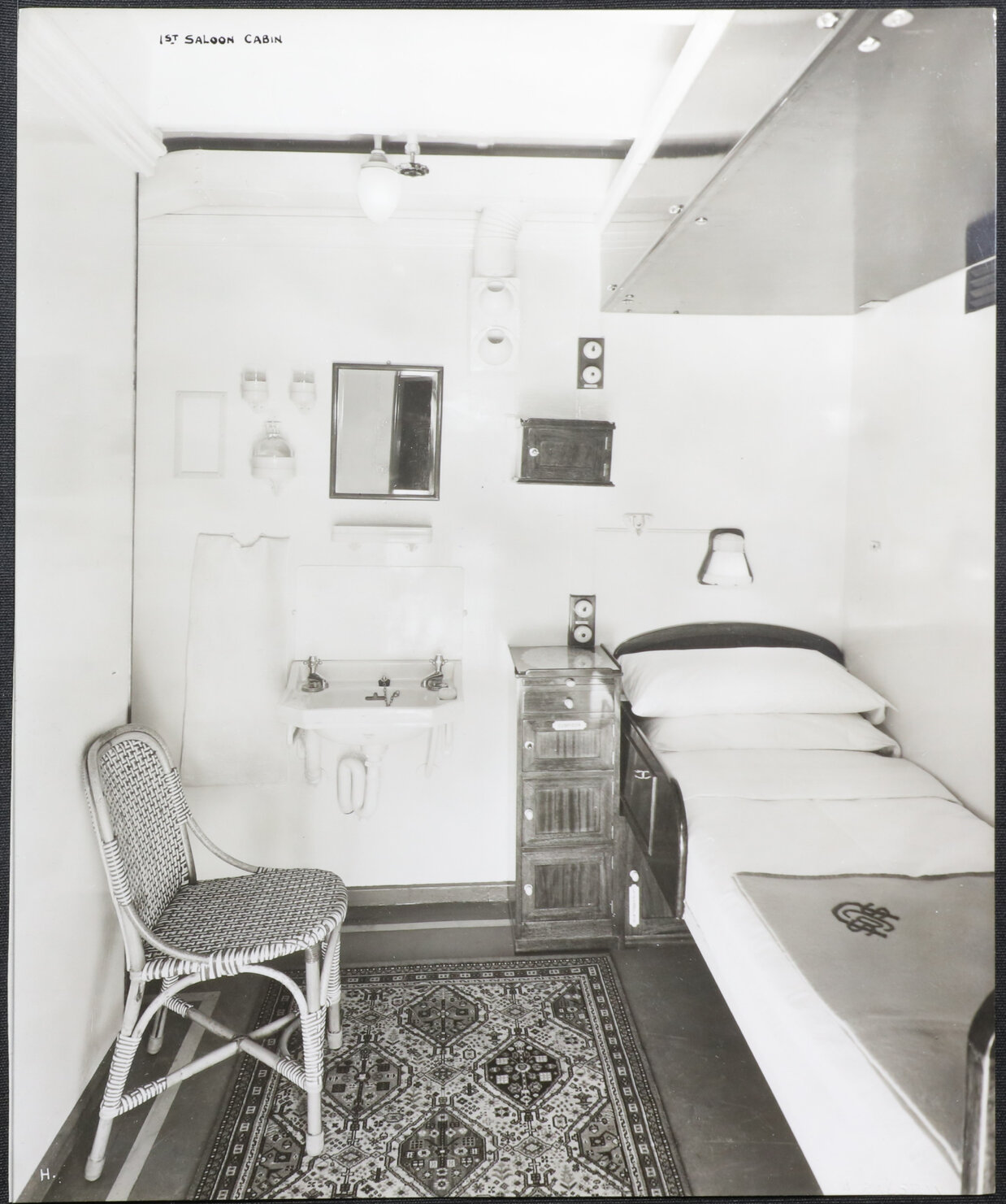 Taroona first class cabin