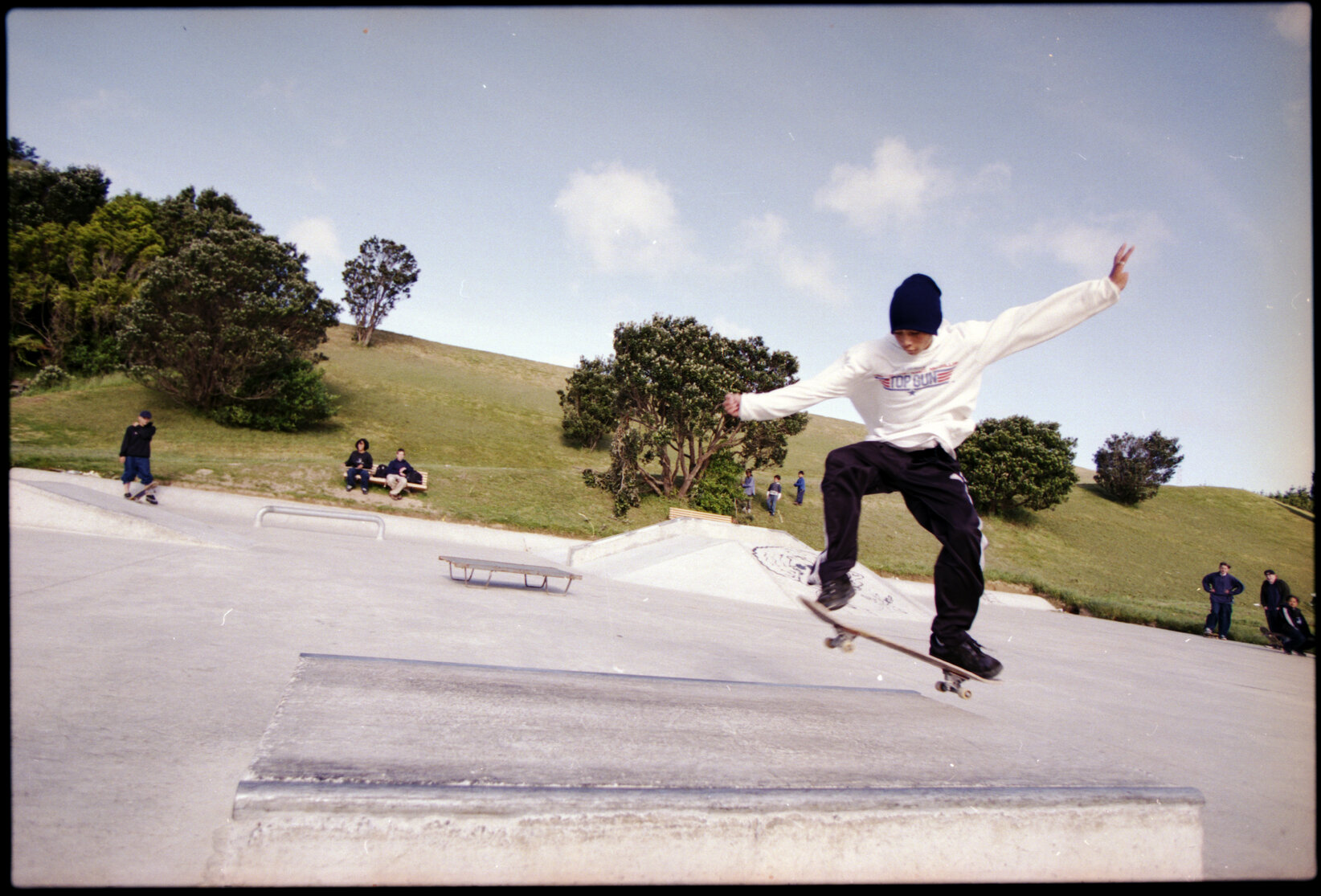 Skateboarders, Newlands Skateboard Park