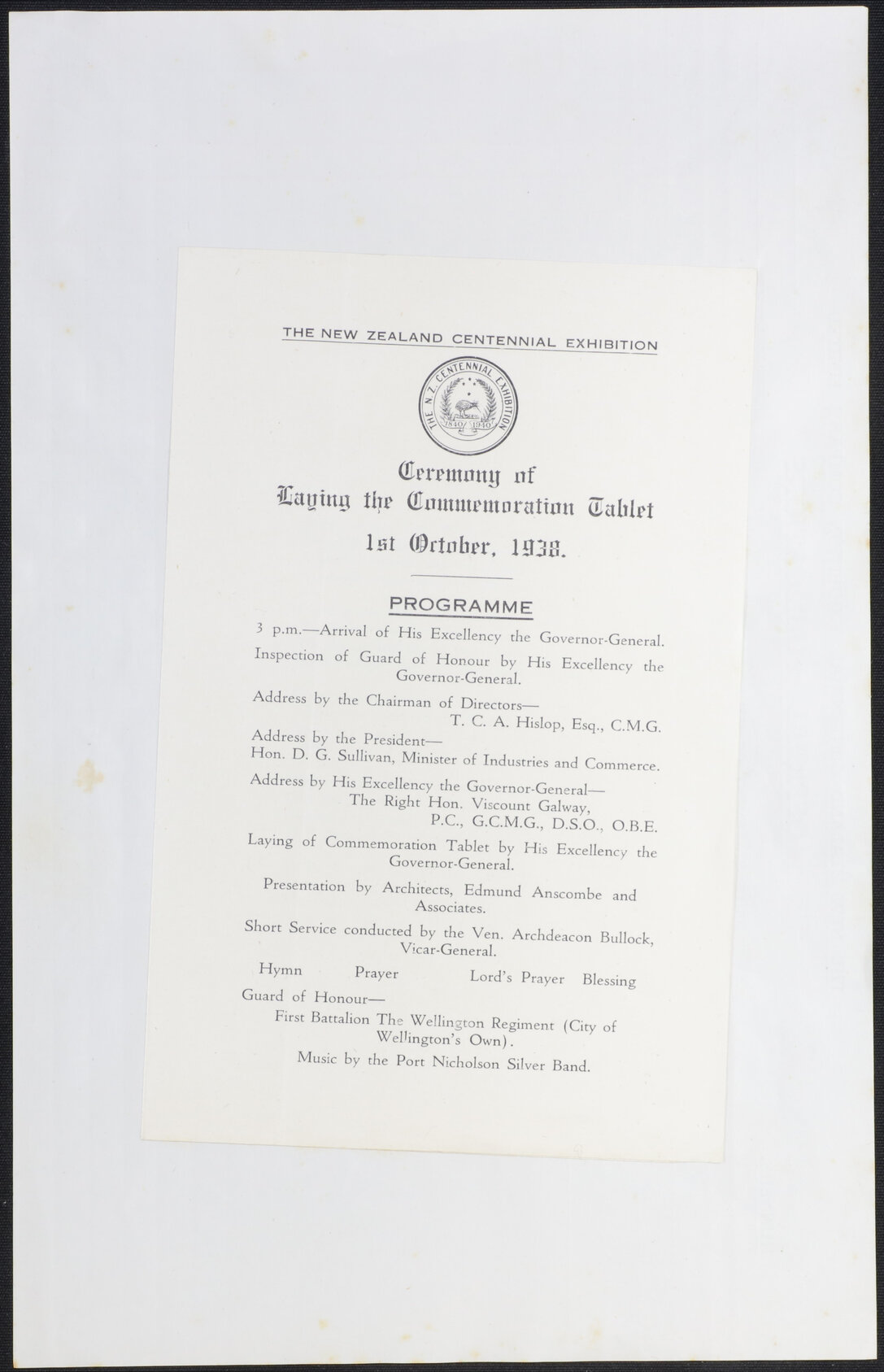 Specimen forms, Invitation Cards etc 