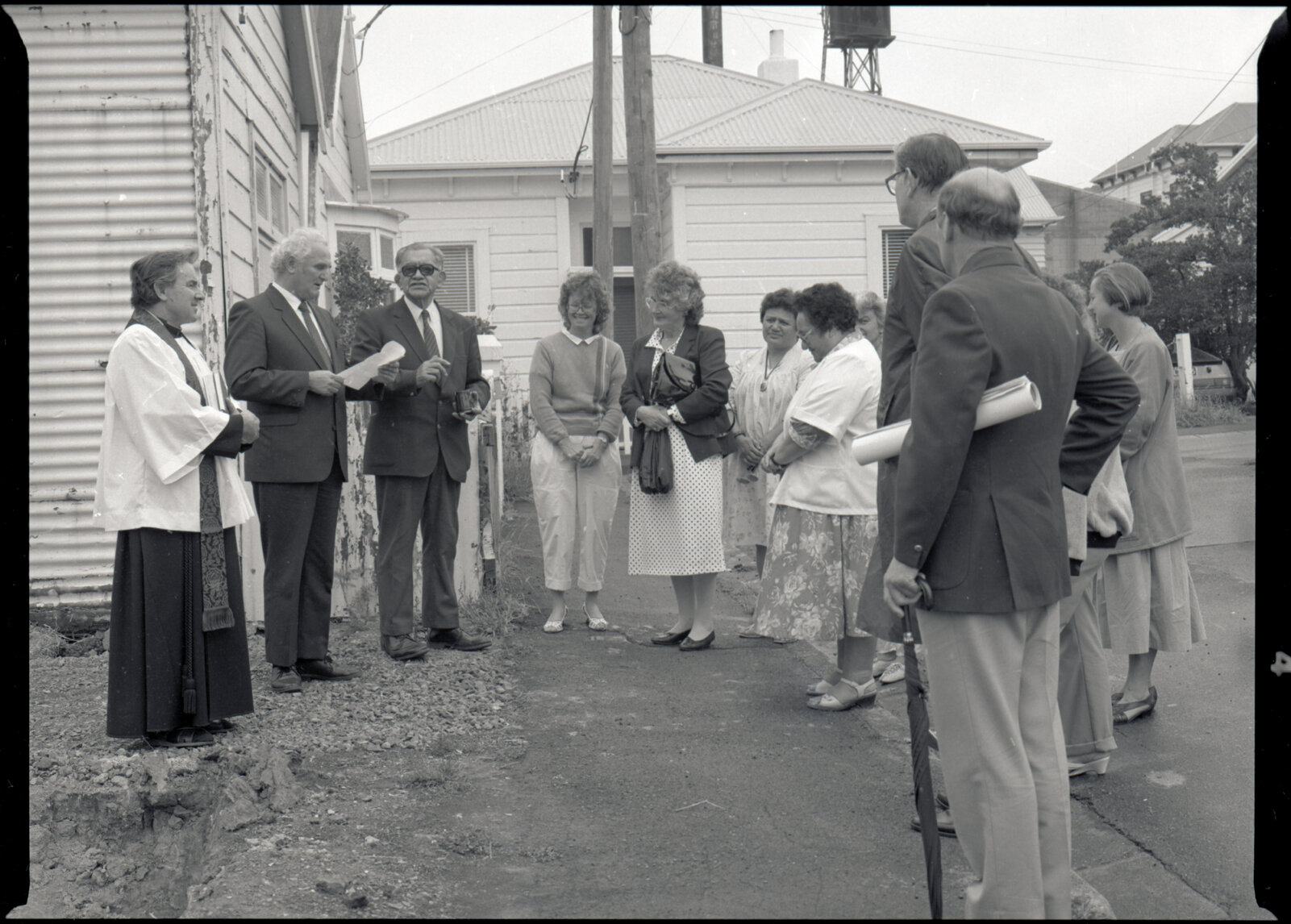 Blessing ceremony for Childcare Centre for Wellington City Council employees, 16 Hugh Street