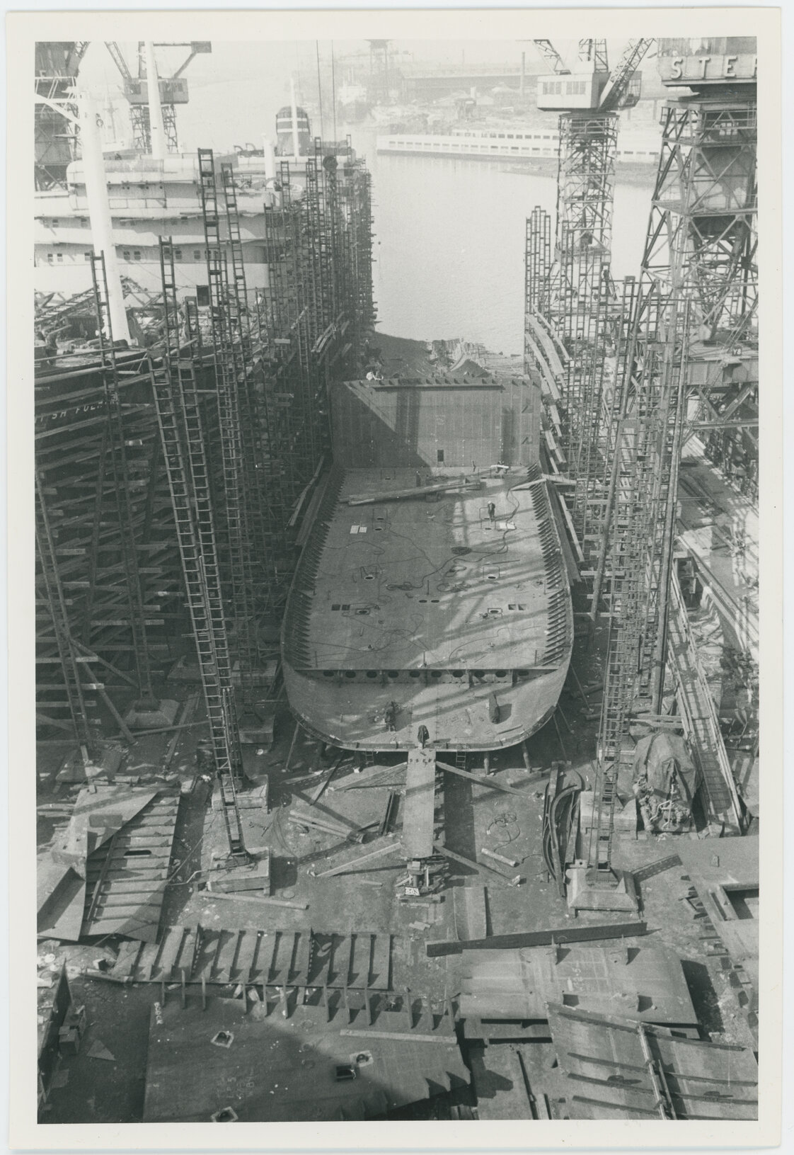 MV Risdon under construction