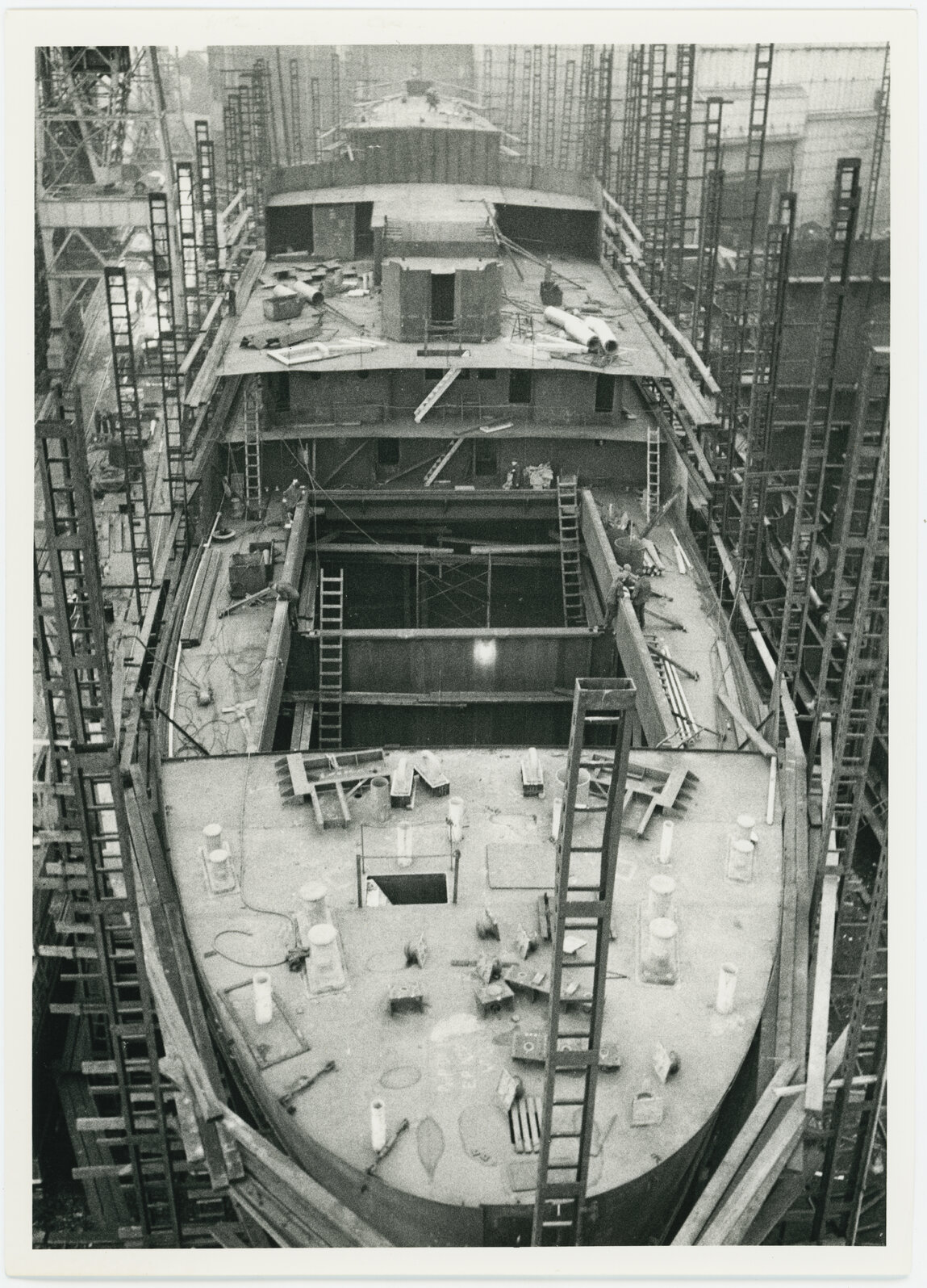 MV Risdon under construction