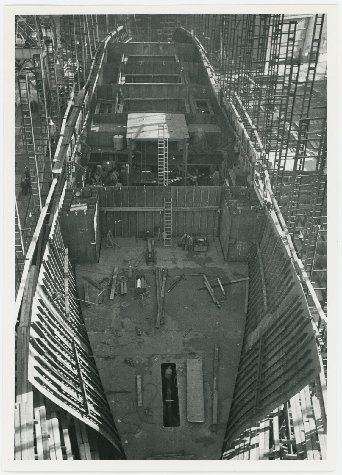 MV Risdon under construction