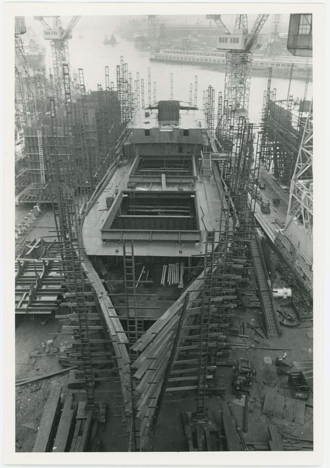 MV Risdon under construction