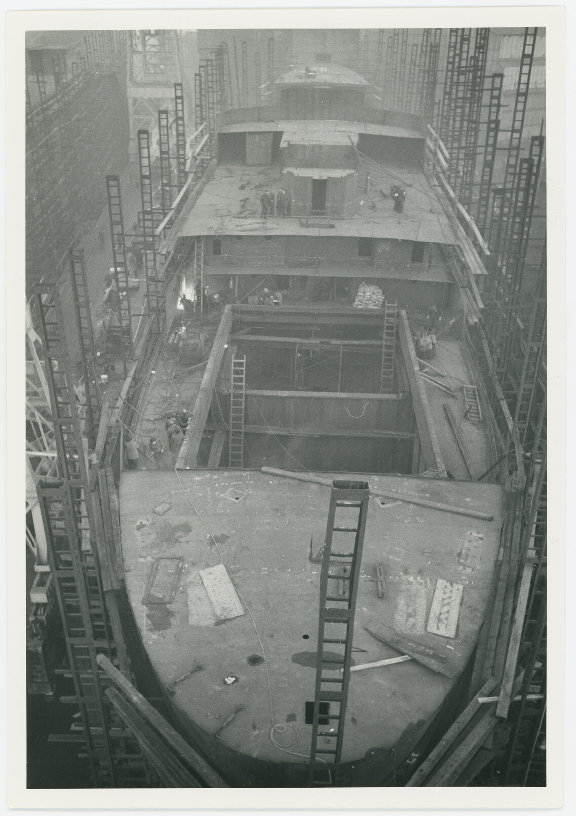 MV Risdon under construction