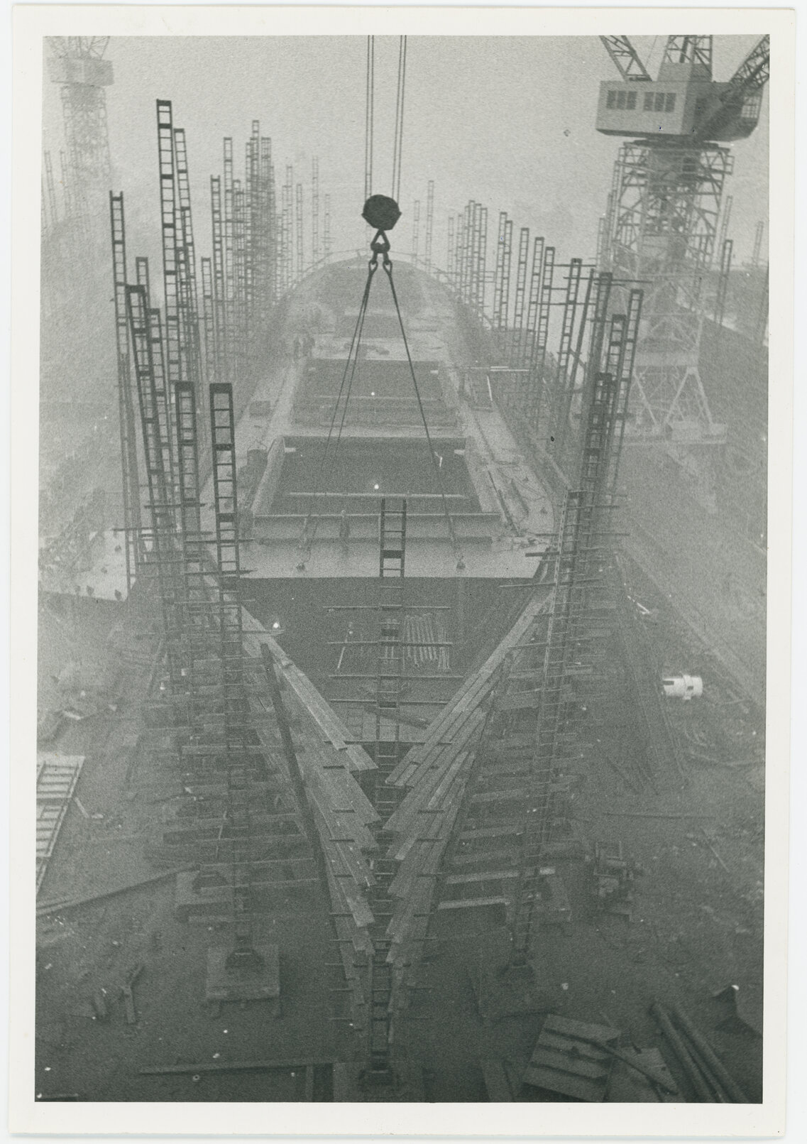 MV Risdon under construction