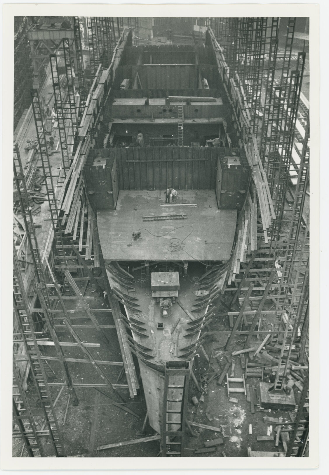 MV Risdon under construction