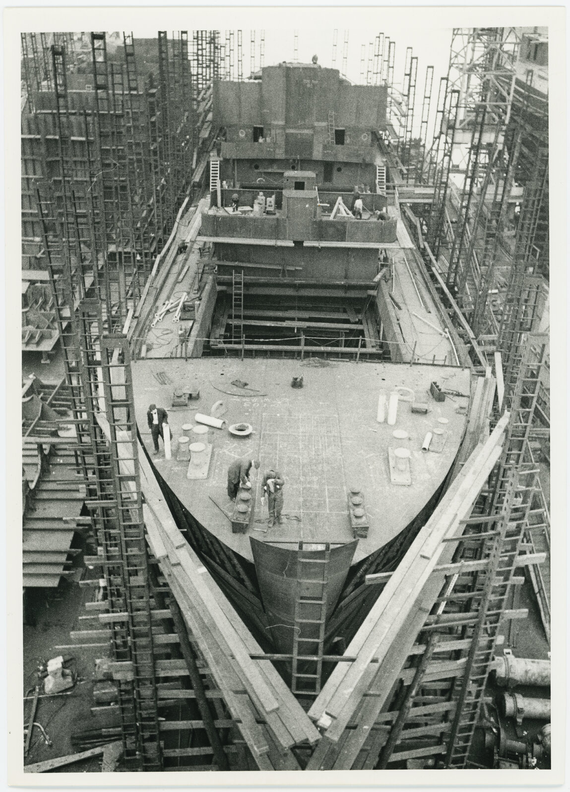 MV Risdon under construction