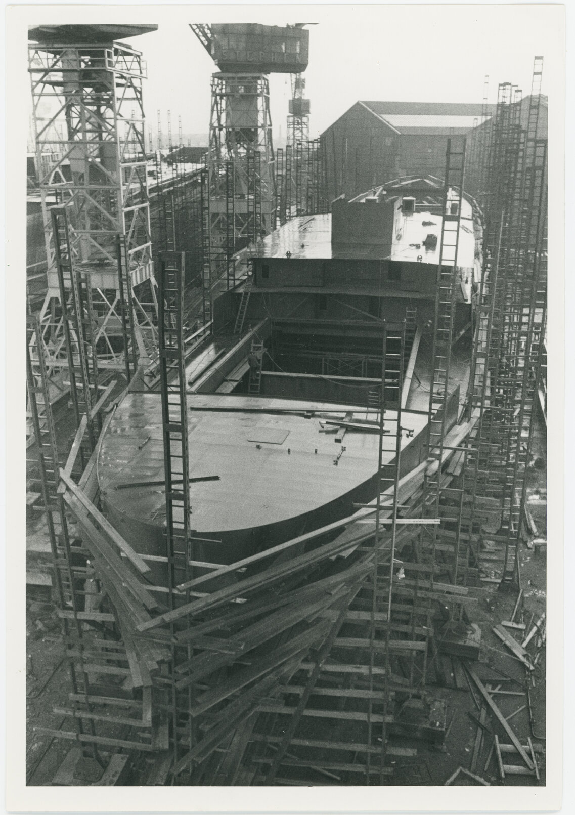 MV Risdon under construction