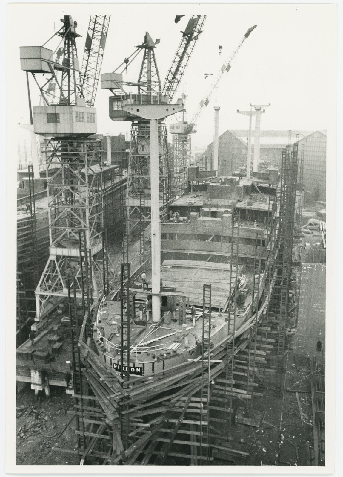 MV Risdon under construction