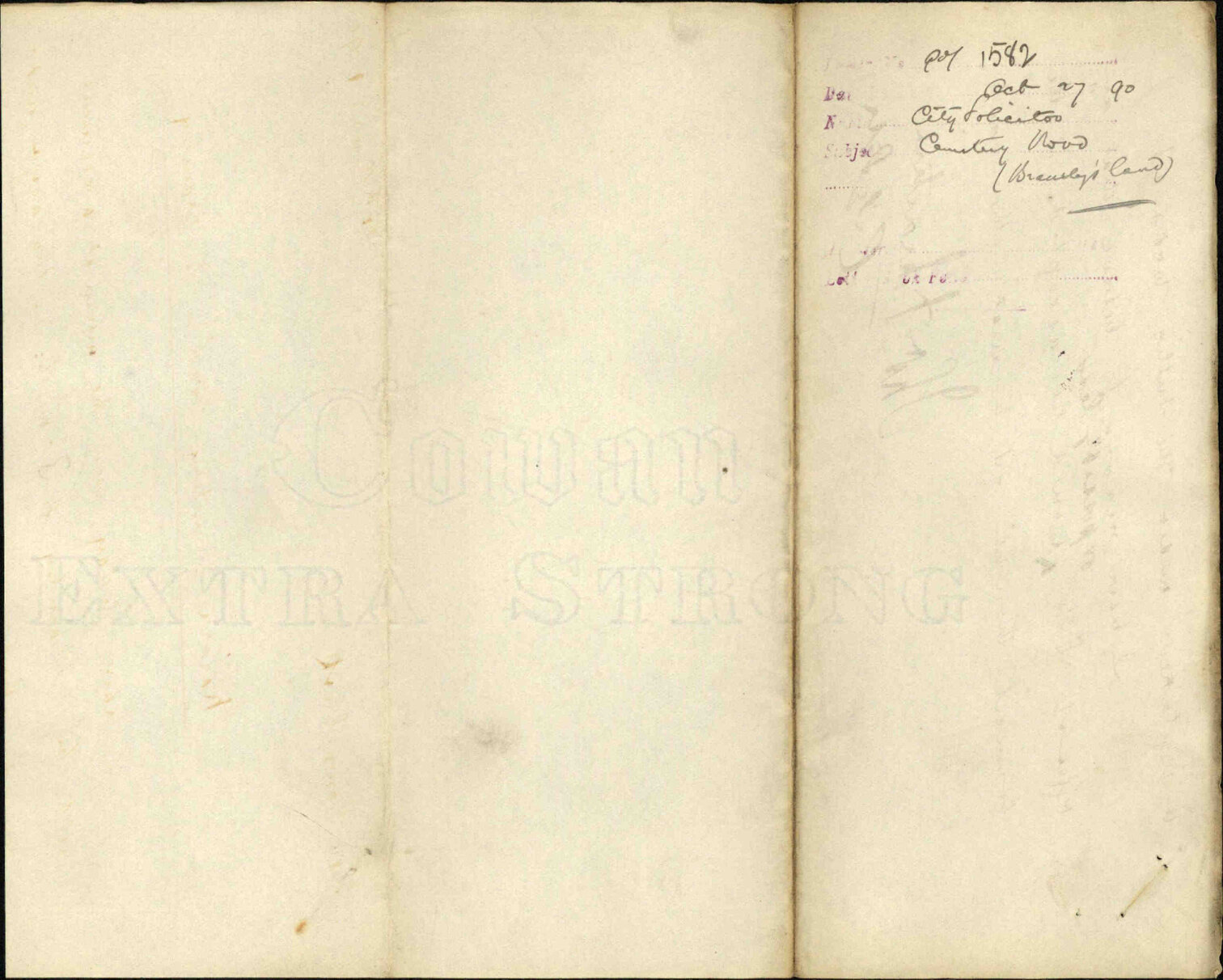 Cemetery Road (Bramley's land) - City Solicitor