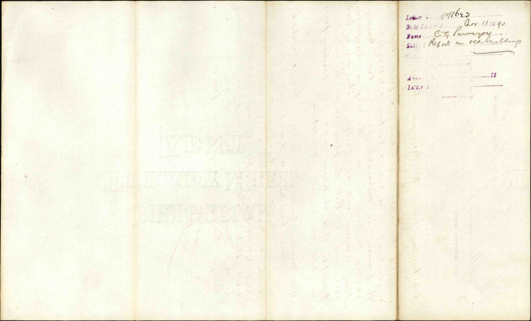 Report regarding old buildings - City Surveyor