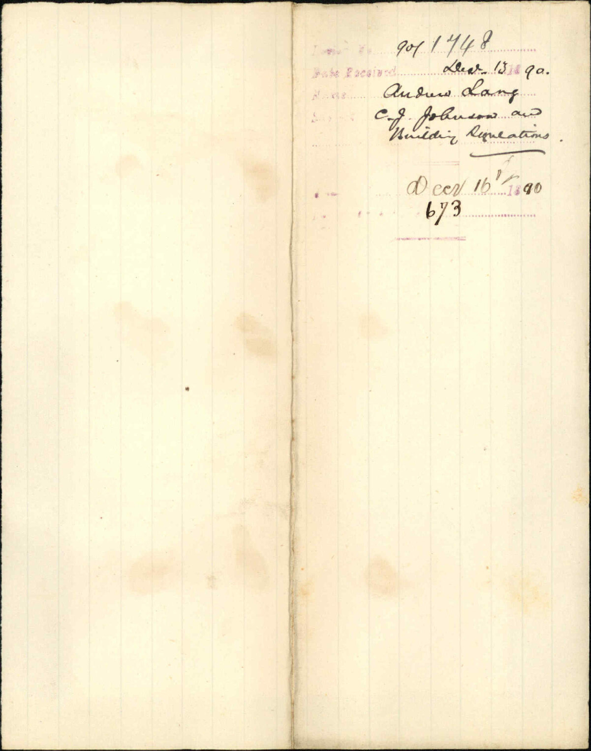 C J Johnson and the building regulations - Andrew Lang