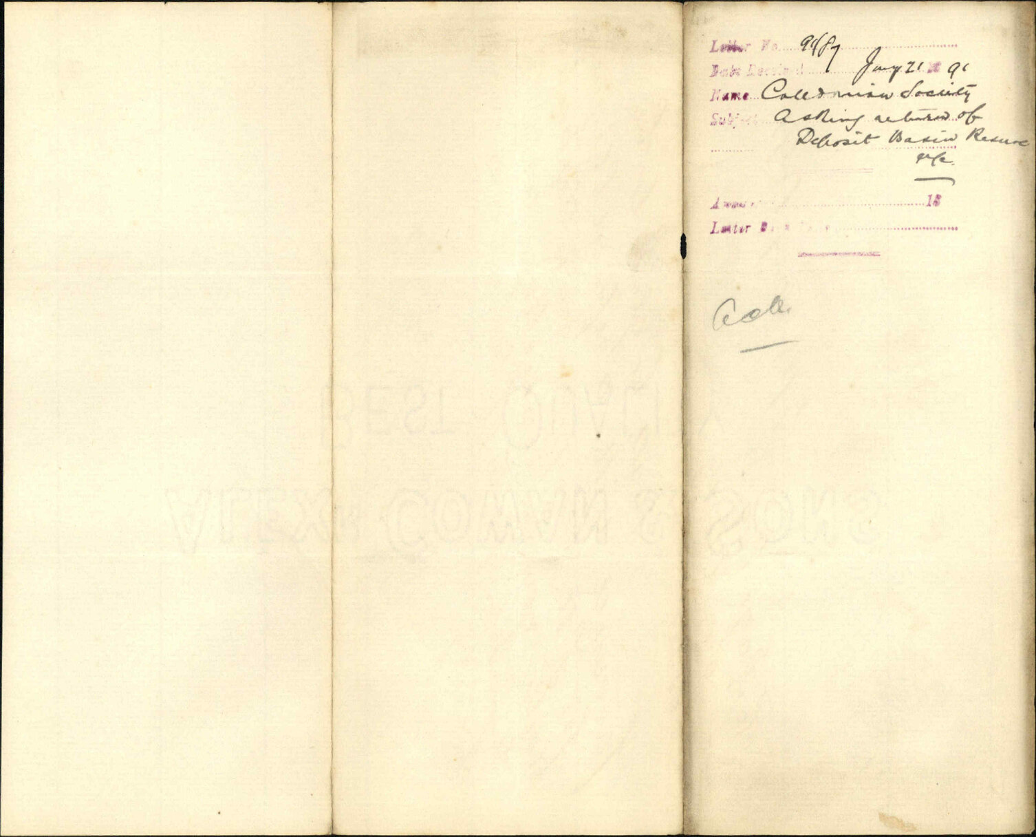 Asking return of deposit for use of Basin Reserve - Caledonian Society