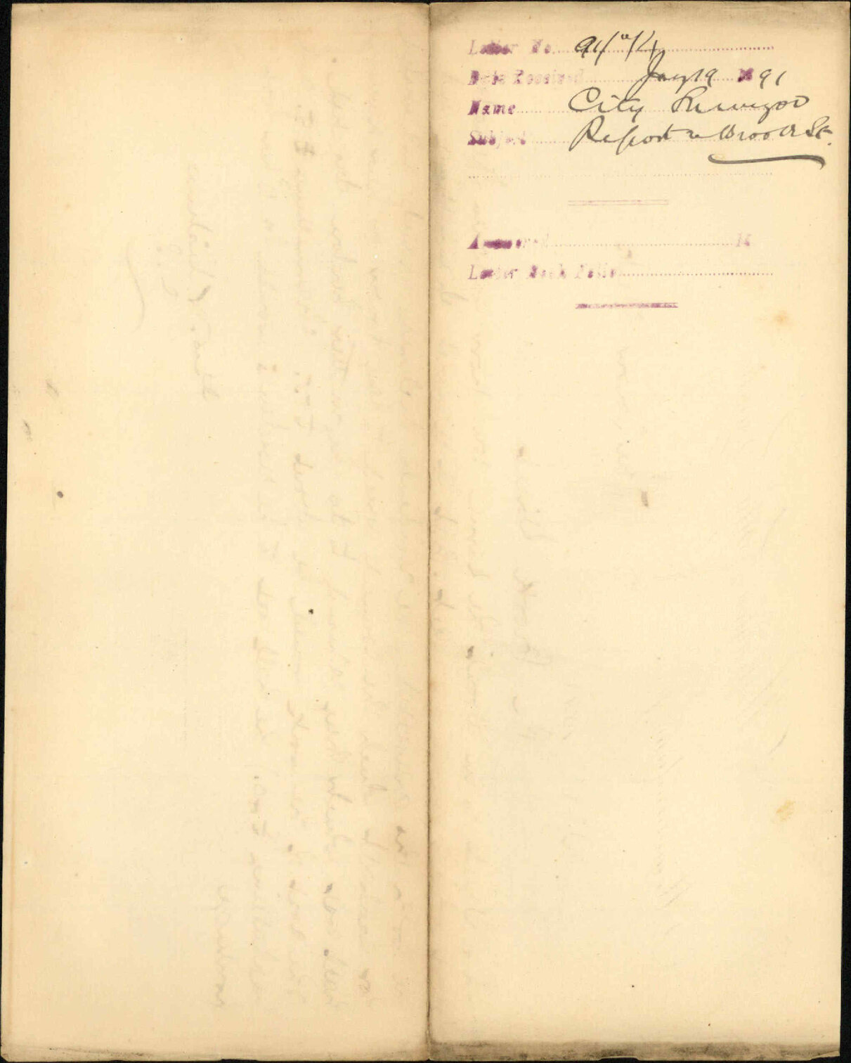 Report regarding Brook Street - City Surveyor