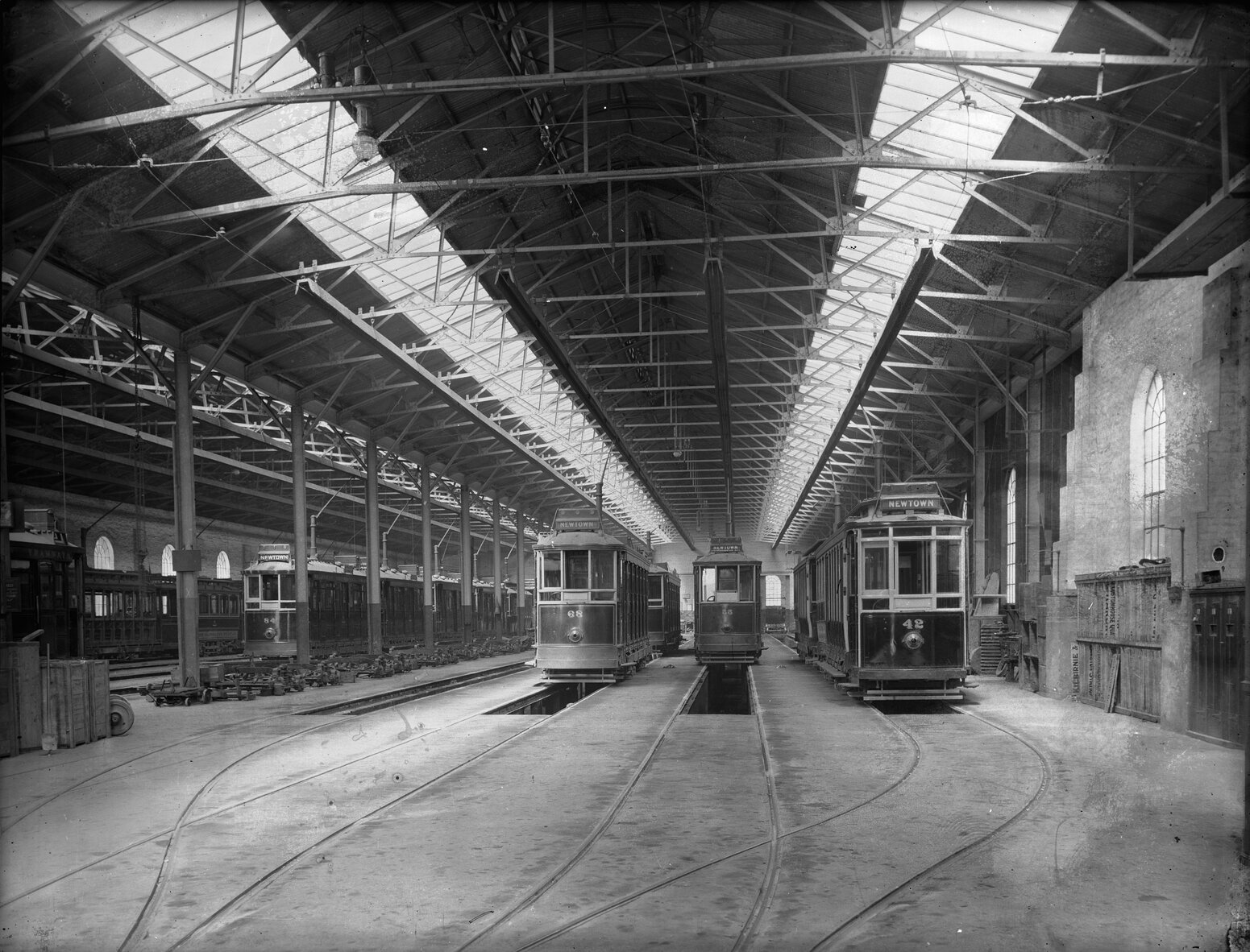 Interior of Tramshed, Newtown