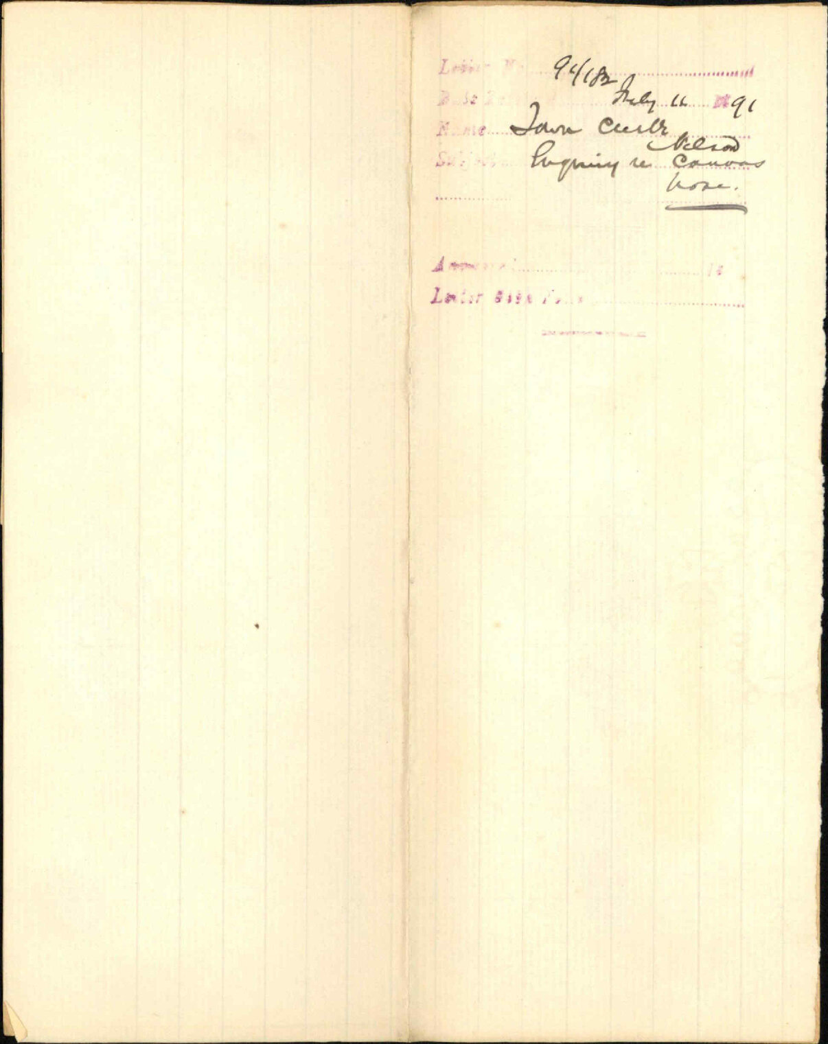 Enquiry regarding canvas hose - Town Clerk, Nelson