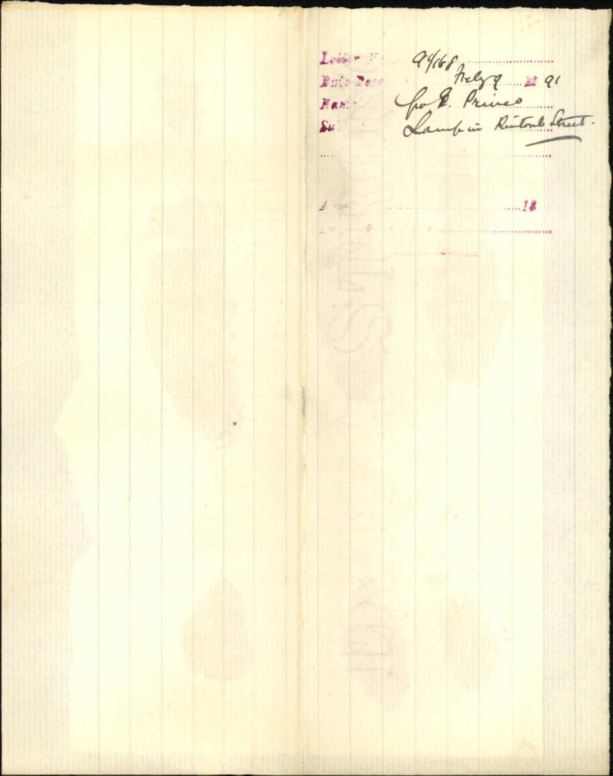 Lamp in Rintoul Street - George Prince