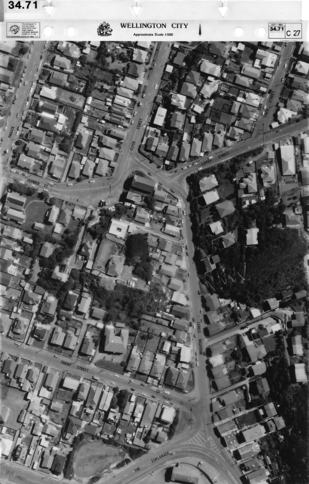 Aerial transparency, Sheet 34.71