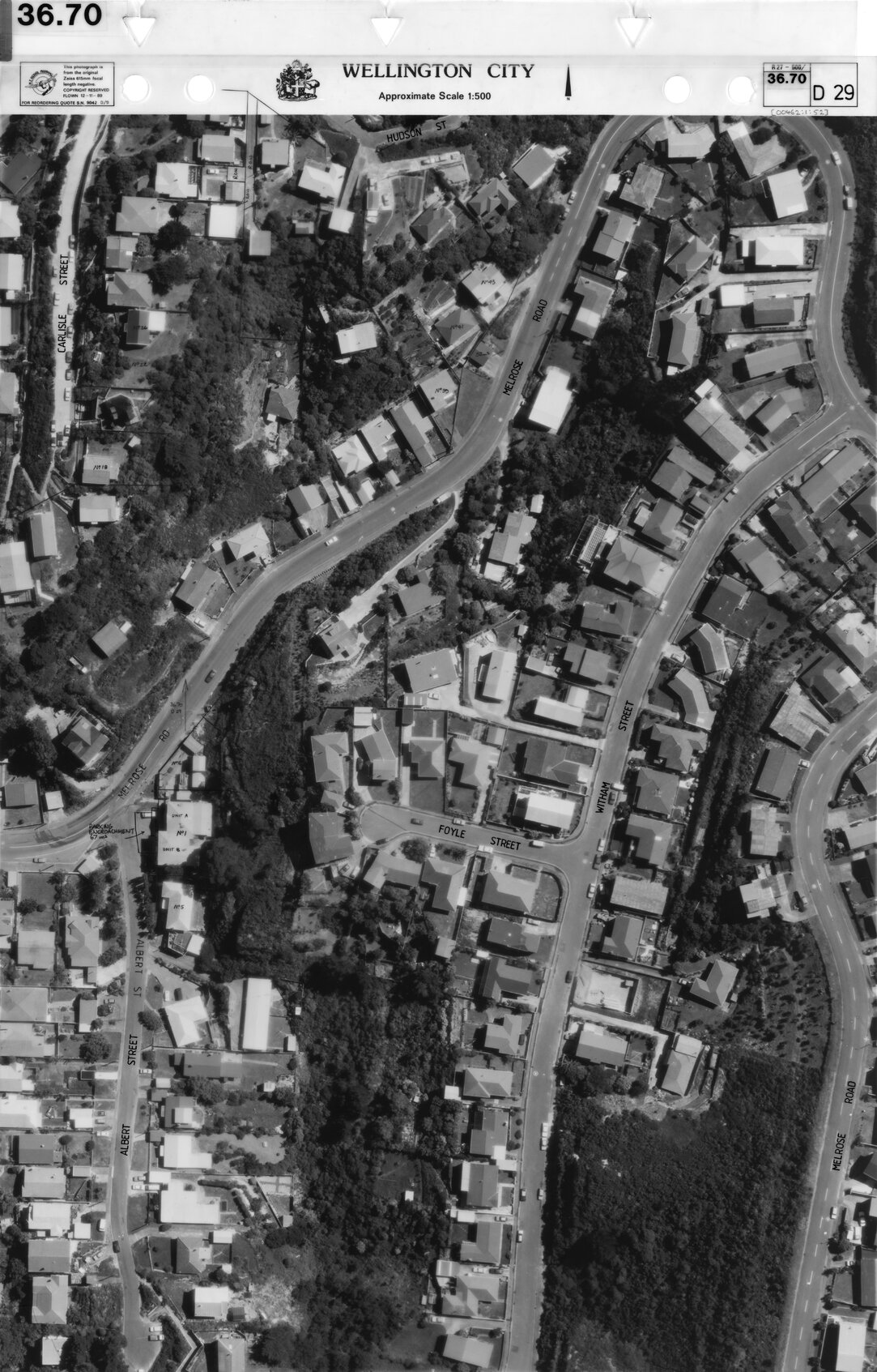 Aerial transparency, Sheet 36.70