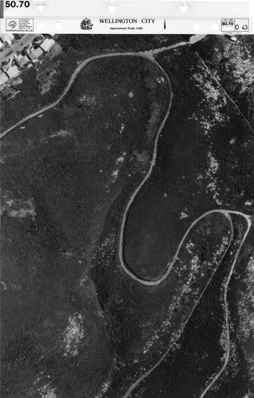 Aerial transparency, Sheet 50.70