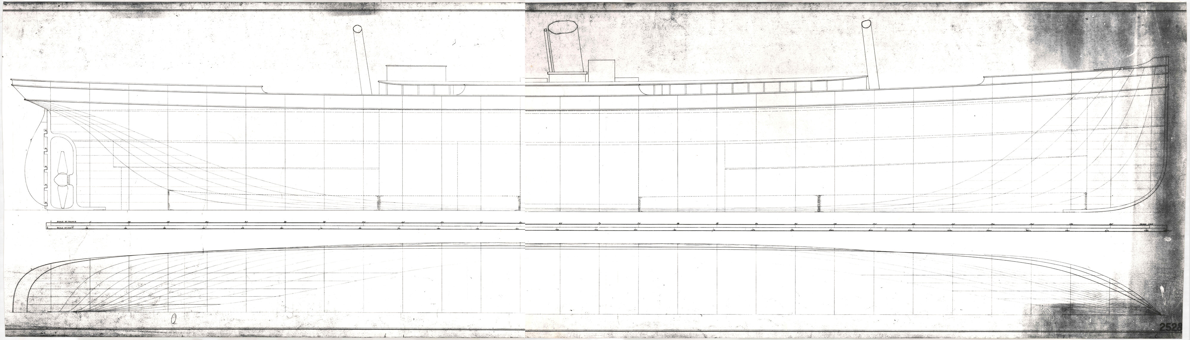 SS Wairarapa, SS Manapouri, framing plan
