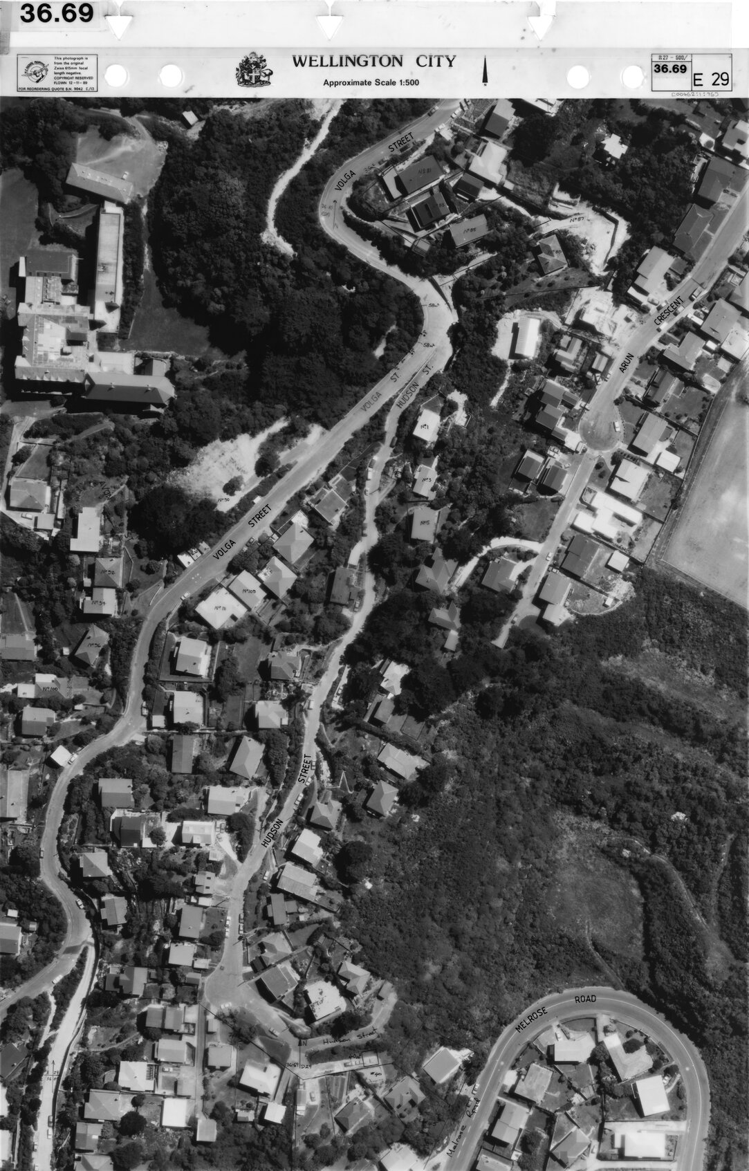 Aerial transparency, Sheet 36.69