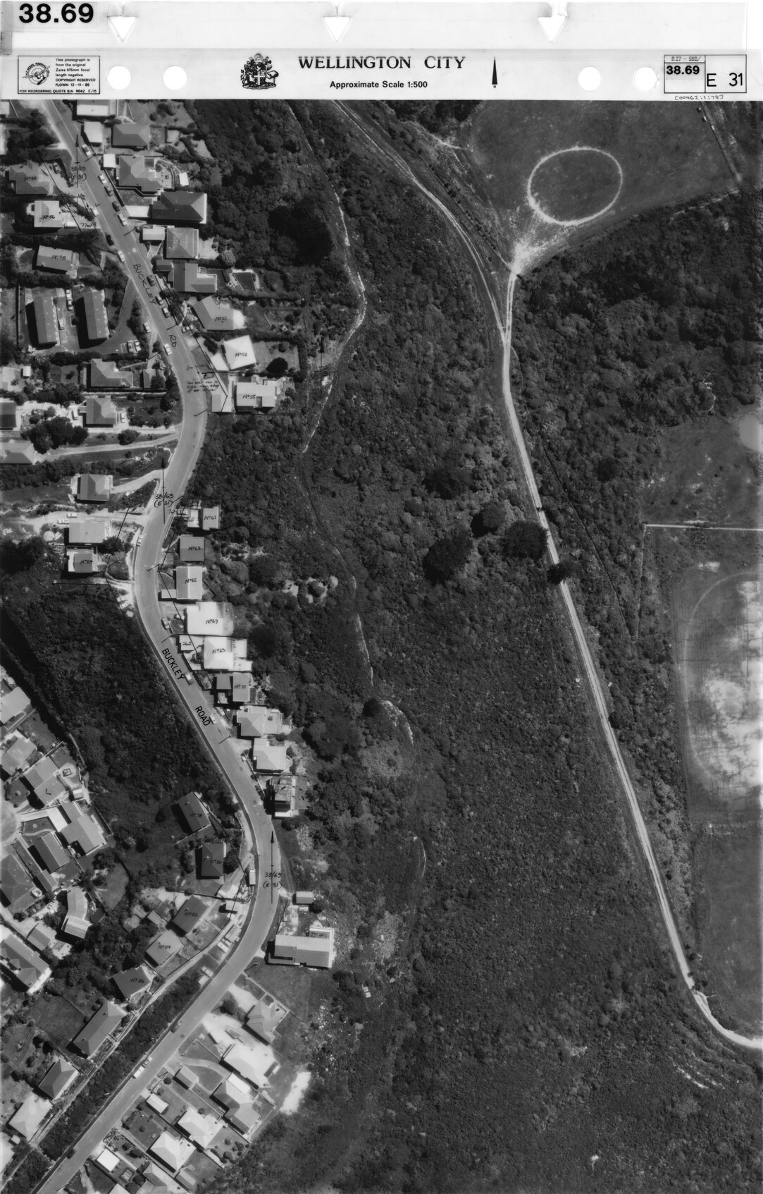 Aerial transparency, Sheet 38.69