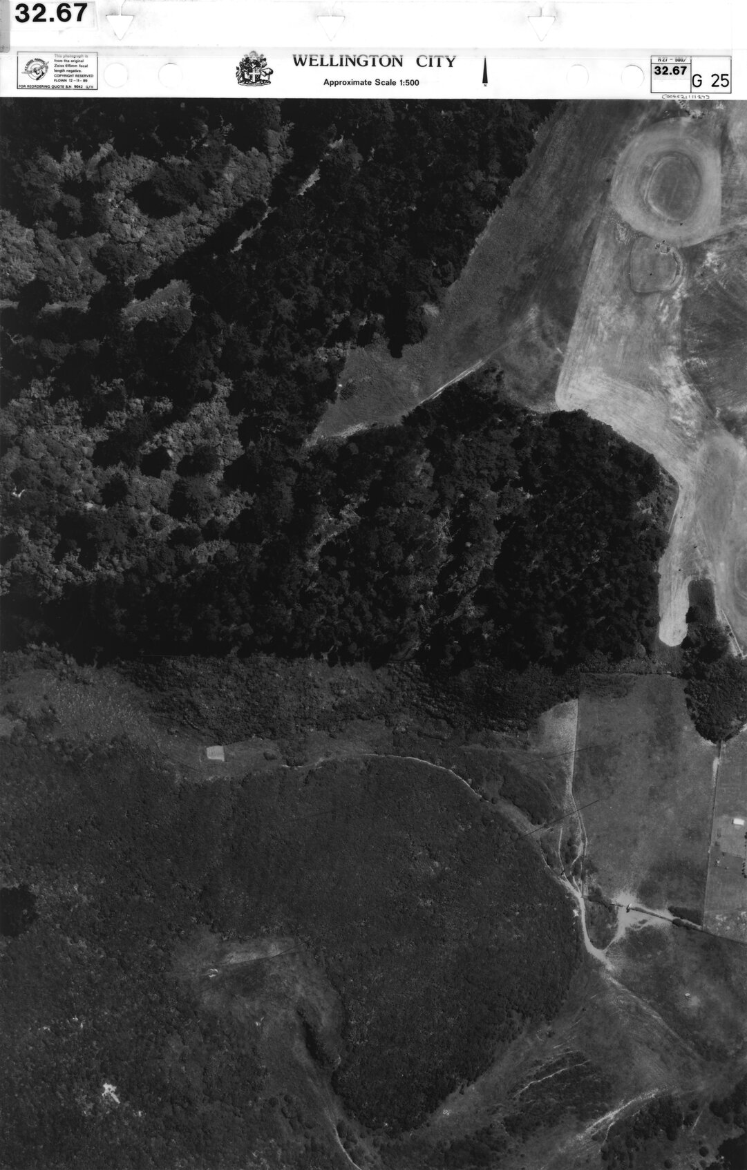 Aerial transparency, Sheet 32.67