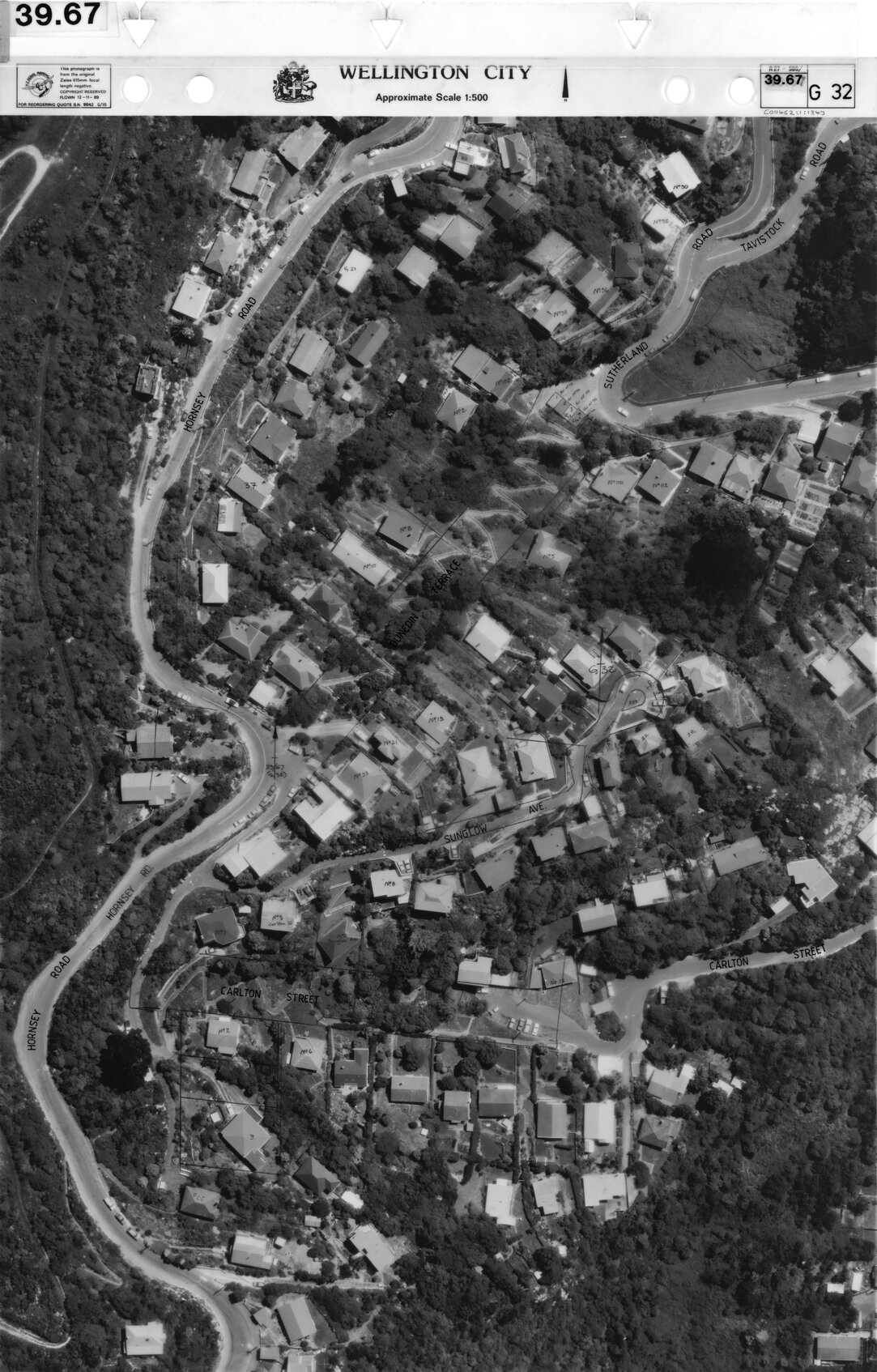 Aerial transparency, Sheet 39.67