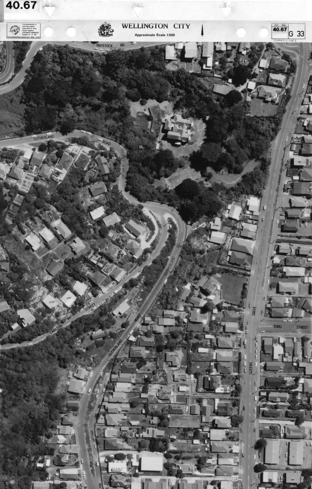 Aerial transparency, Sheet 40.67