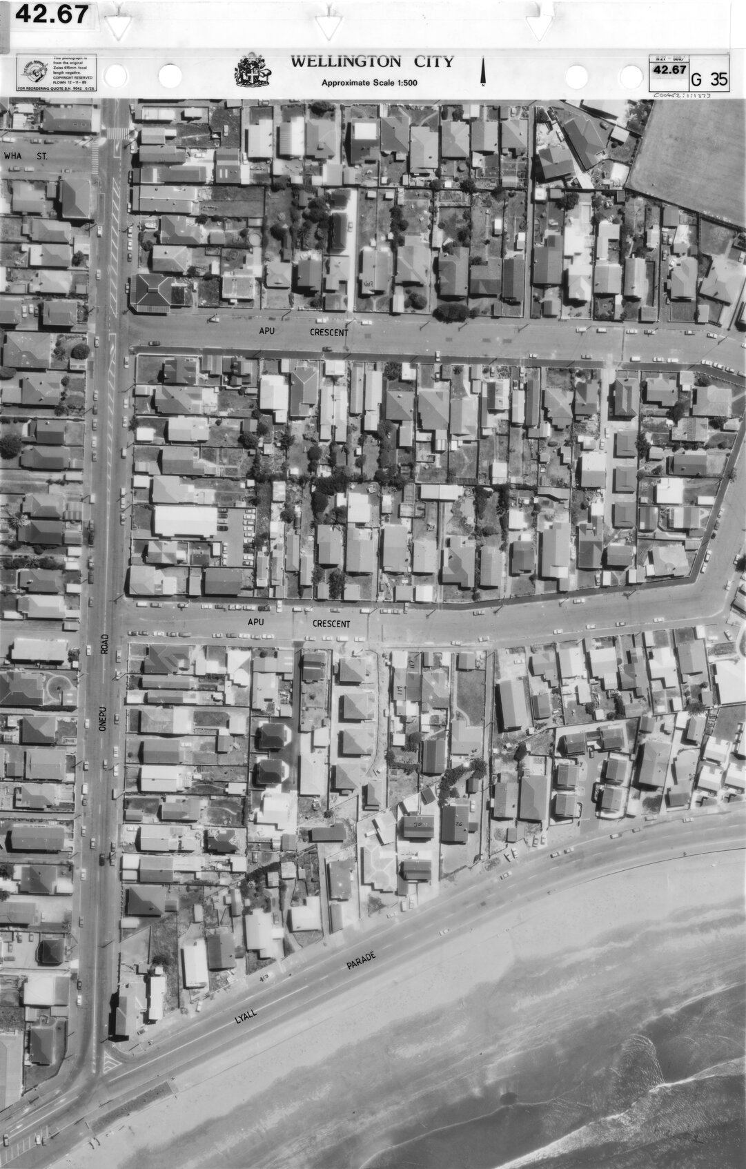 Aerial transparency, Sheet 42.67