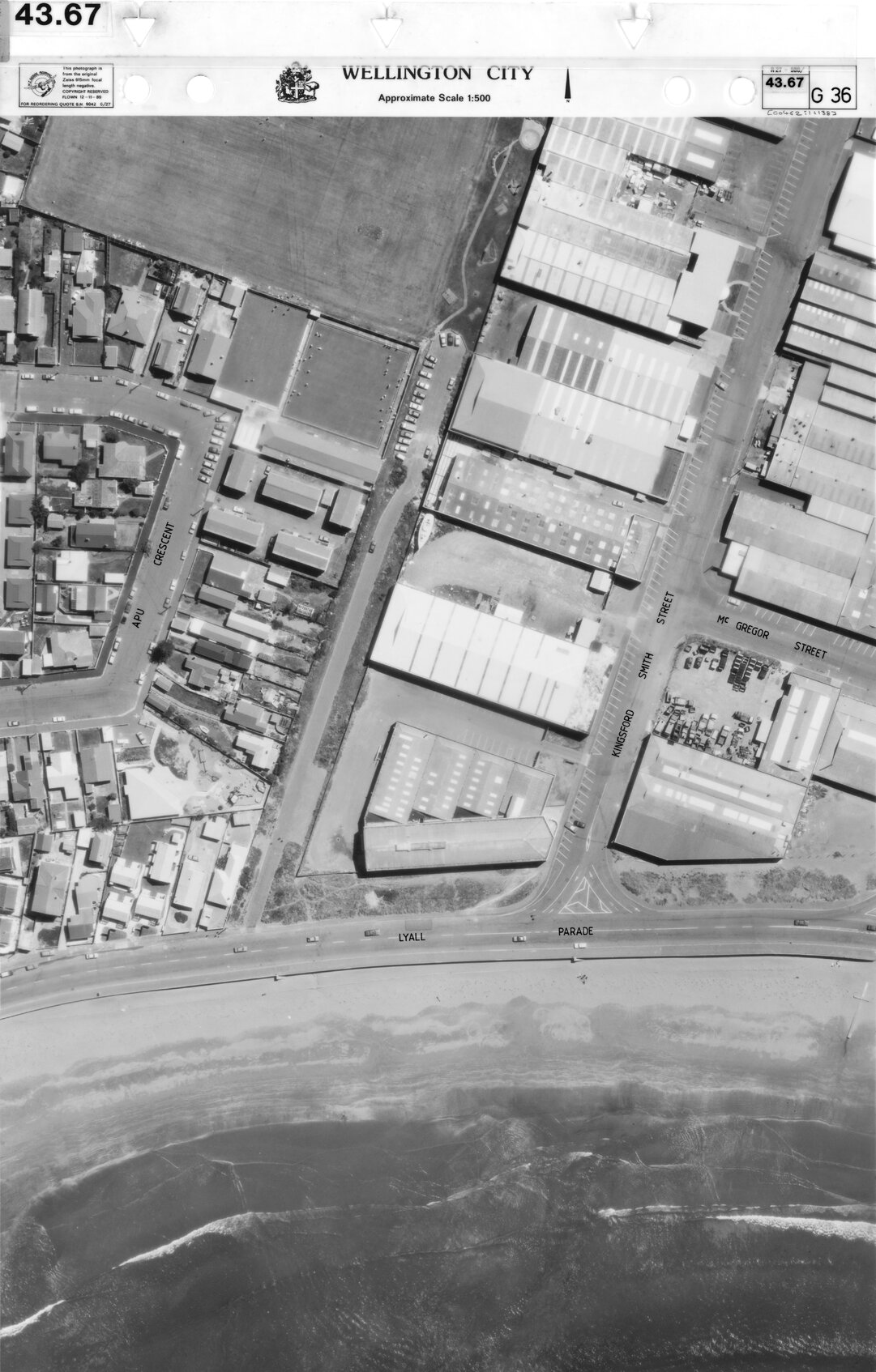 Aerial transparency, Sheet 43.67