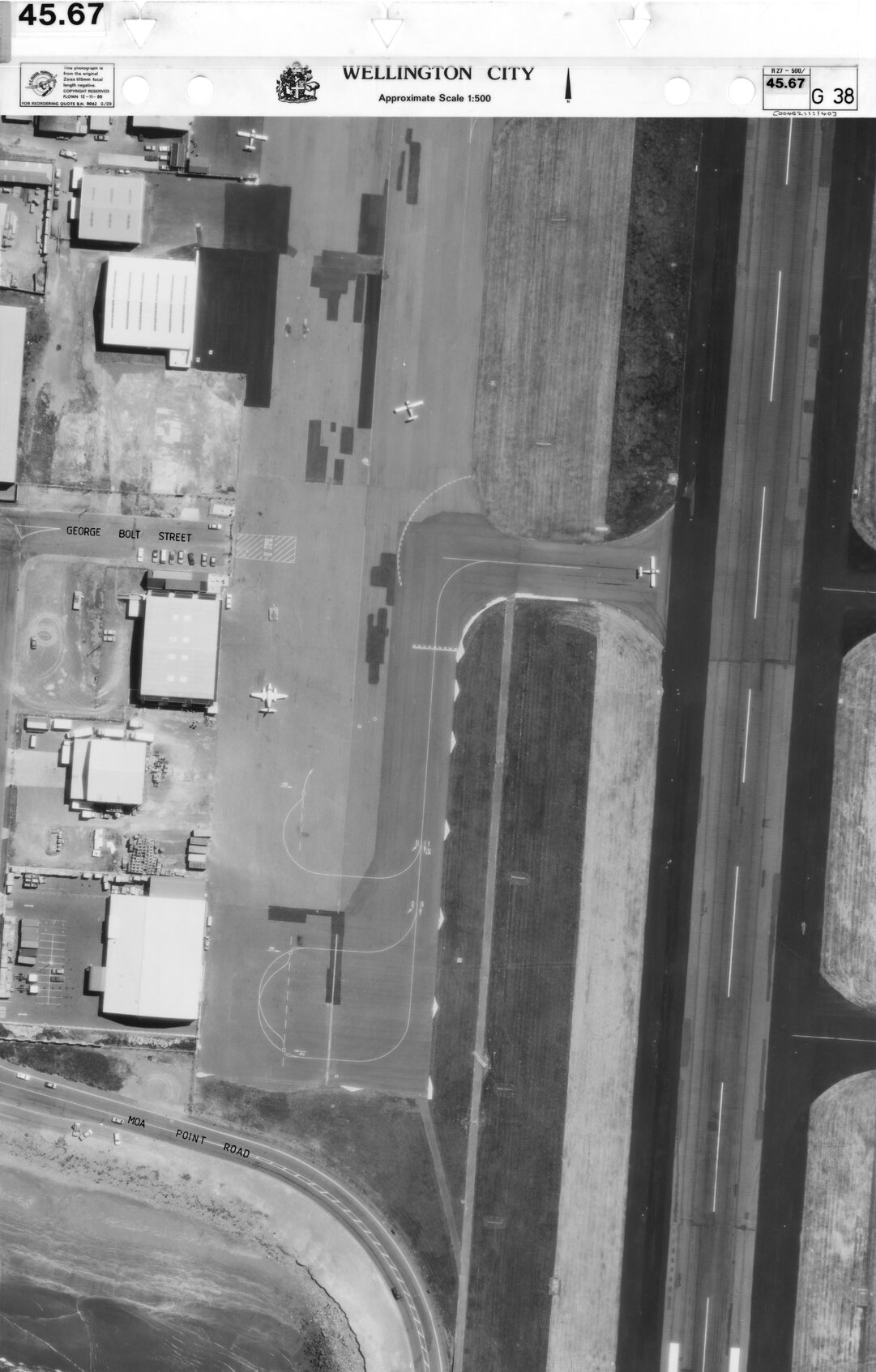 Aerial transparency, Sheet 45.67