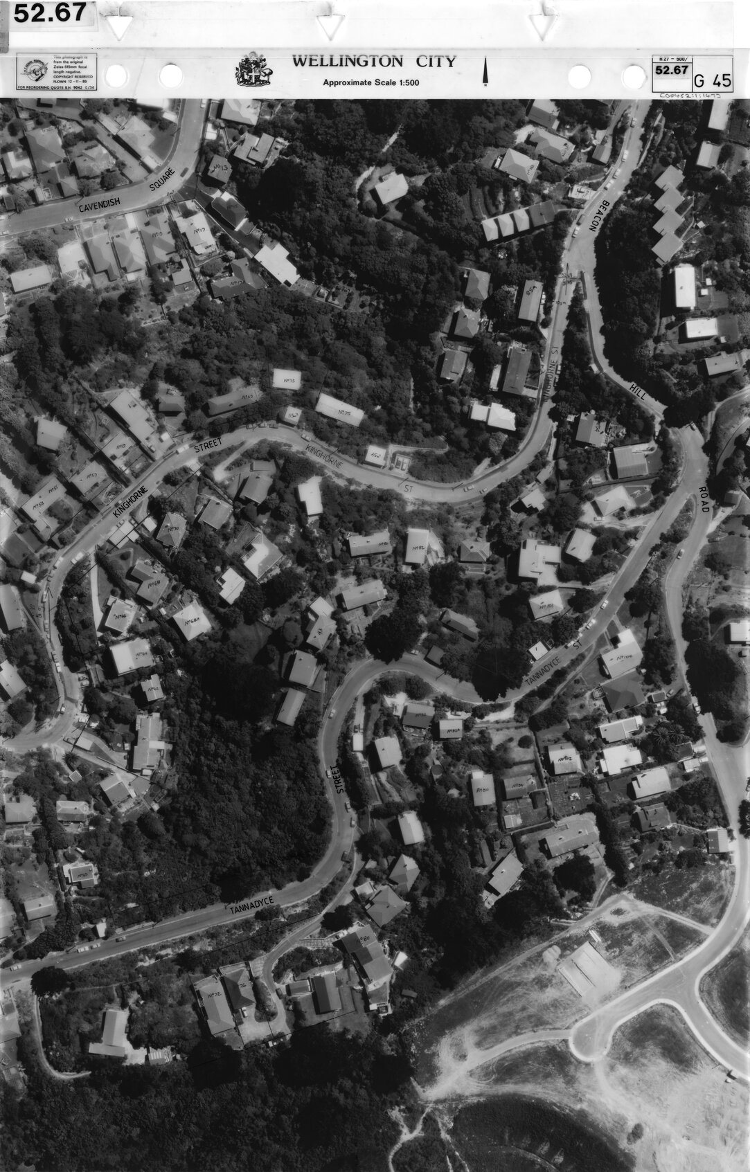 Aerial transparency, Sheet 52.67