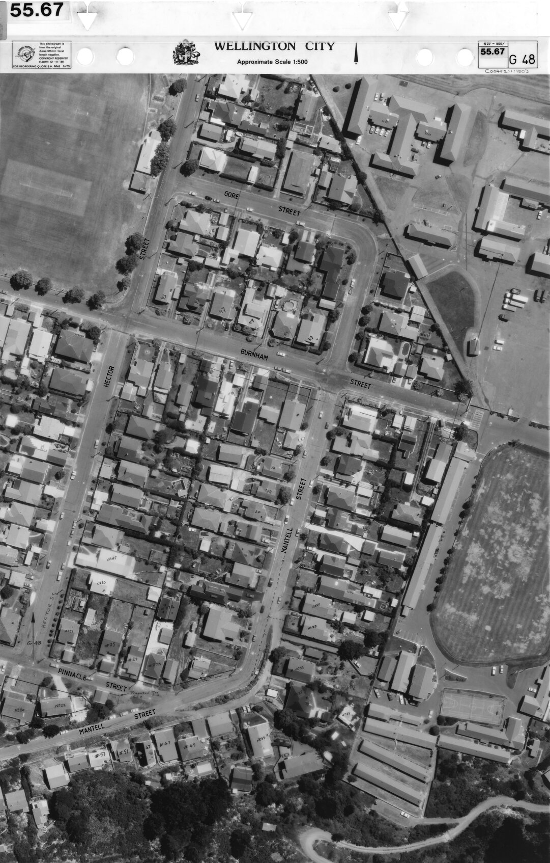 Aerial transparency, Sheet 55.67