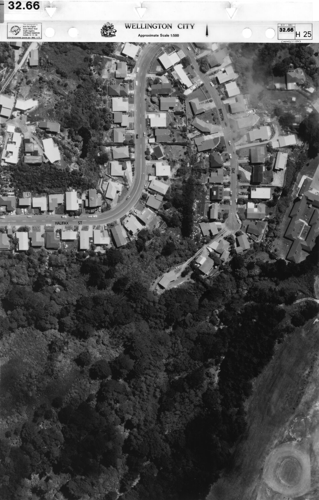 Aerial transparency, Sheet 32.66