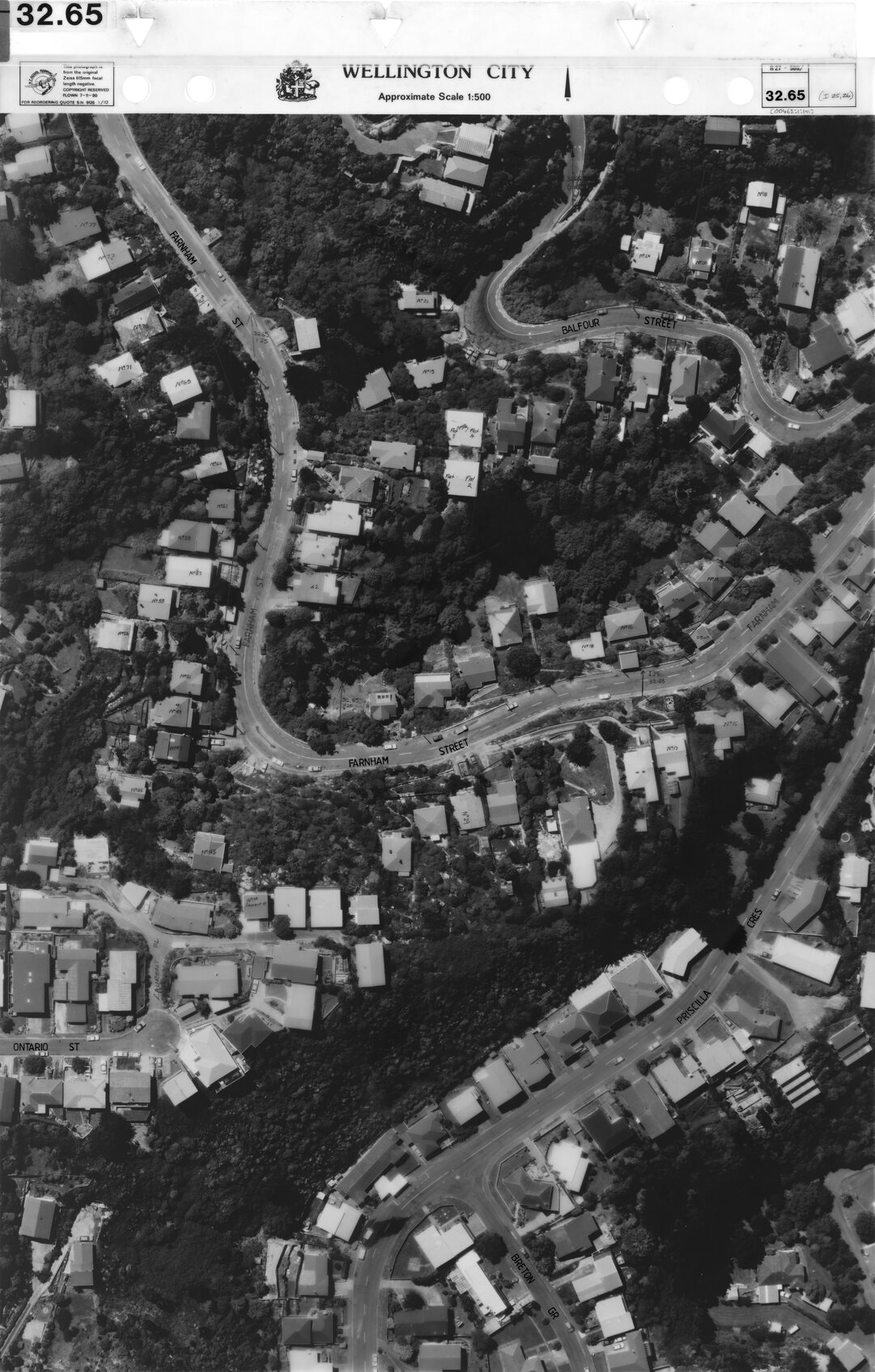 Aerial transparency, Sheet 32.65