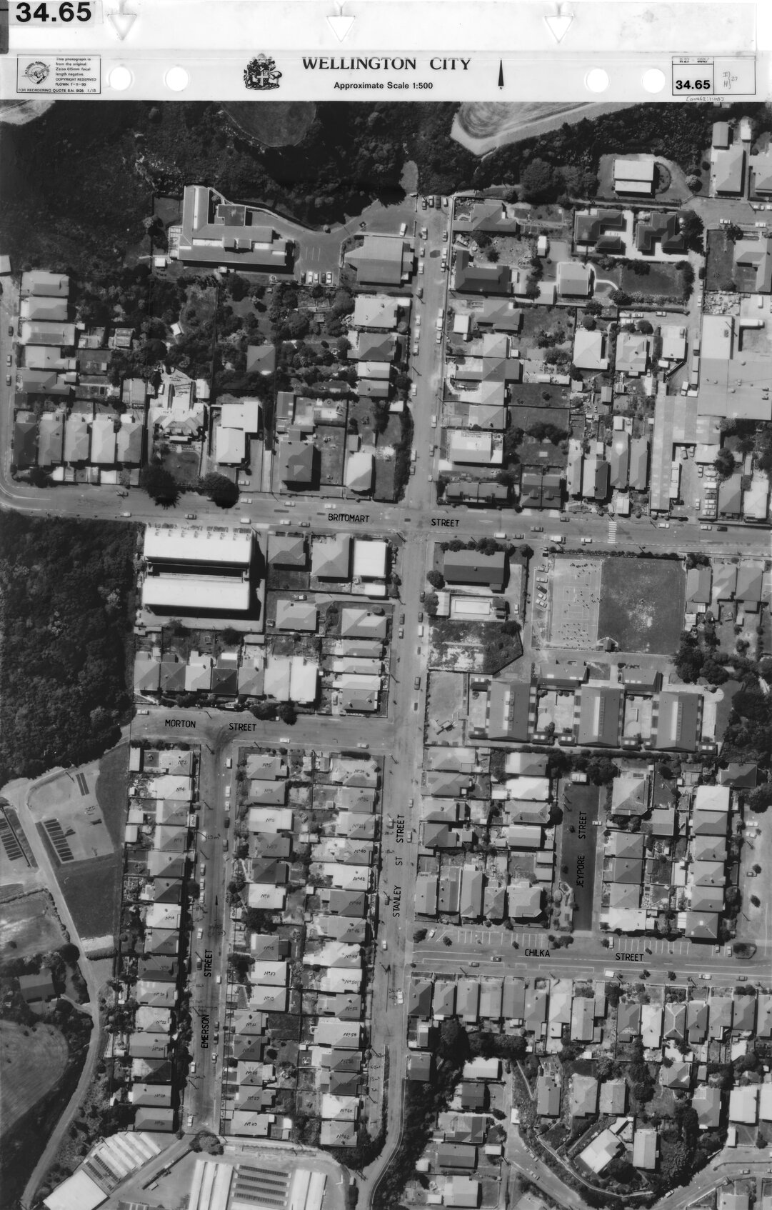 Aerial transparency, Sheet 34.65