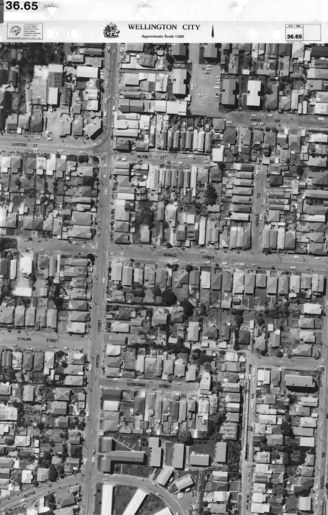 Aerial transparency, Sheet 36.65