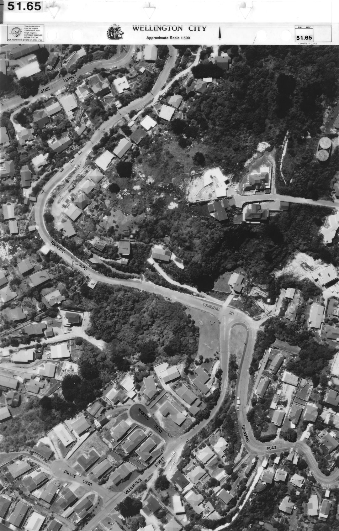 Aerial transparency, Sheet 51.65