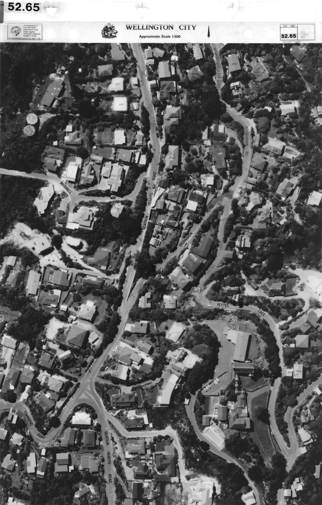 Aerial transparency, Sheet 52.65