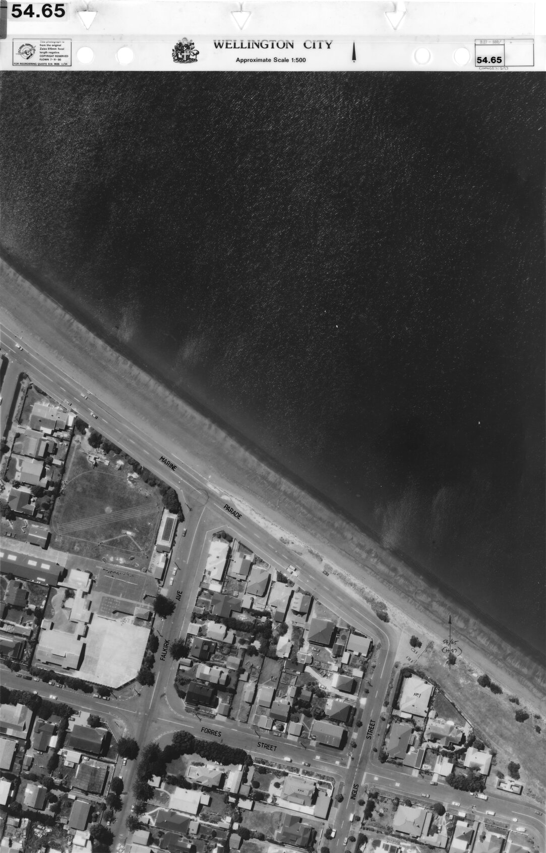 Aerial transparency, Sheet 54.65