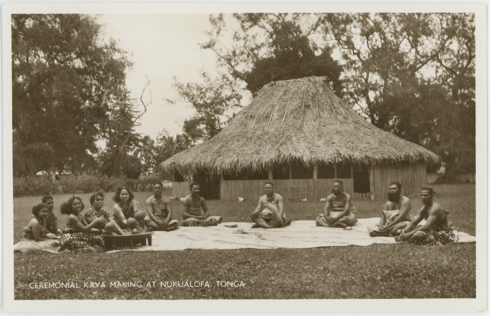 Kava making, Nuku'alofa, Tonga