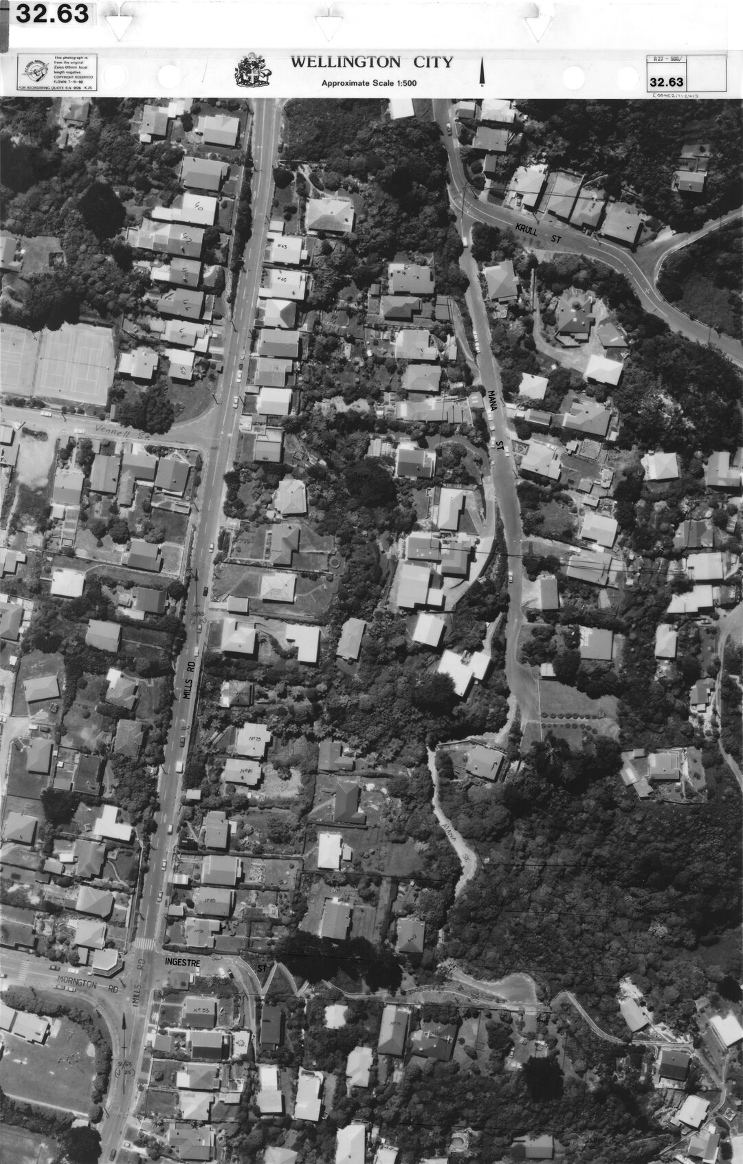 Aerial transparency, Sheet 32.63