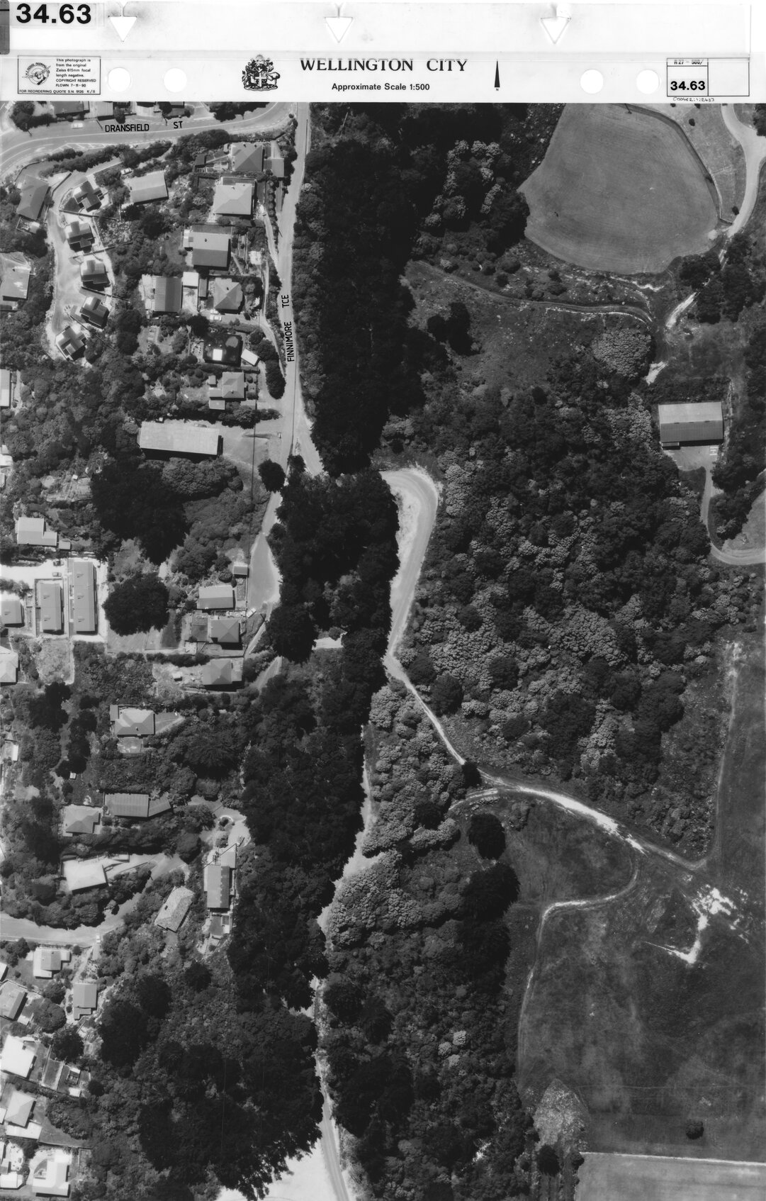 Aerial transparency, Sheet 34.63