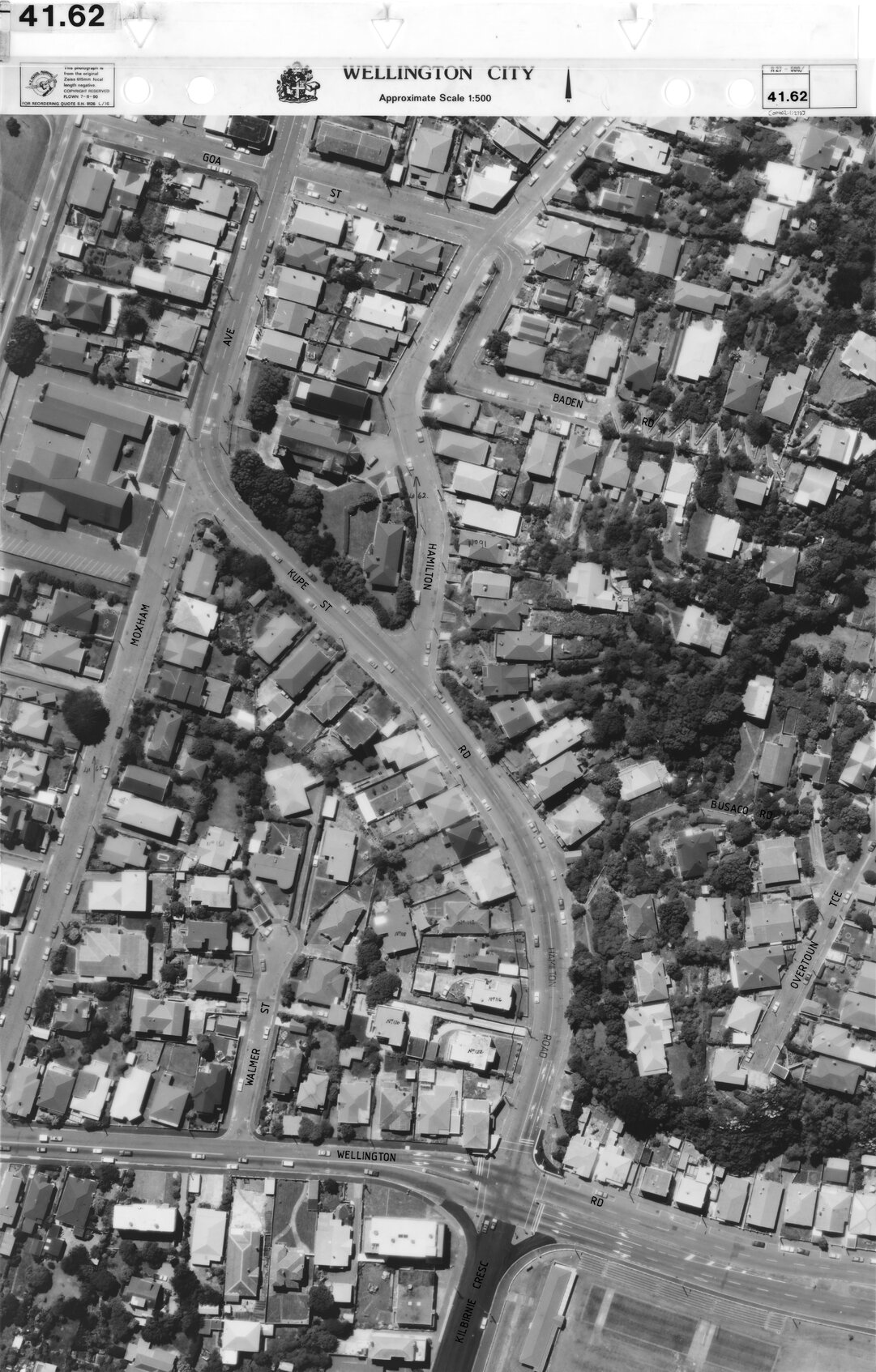 Aerial transparency, Sheet 41.62