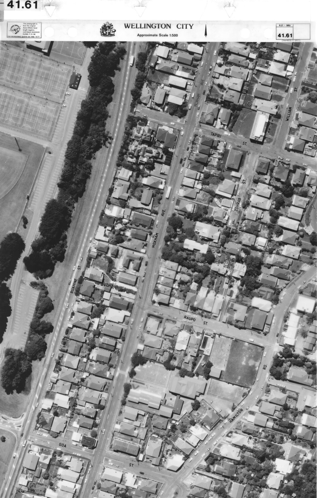 Aerial transparency, Sheet 41.61